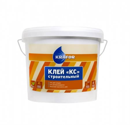 Клей силикатный КС KRAFOR 9 кг