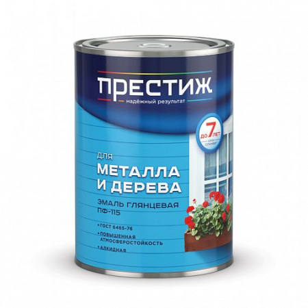 Эмаль-ПФ 115 "Престиж" черная 0,9кг  краска