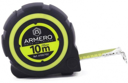 Рулетка 10м*25мм  Armero двустор. А100/102
