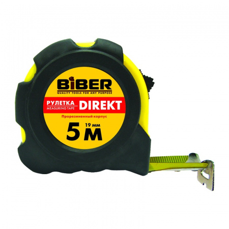 Рулетка 10м*25мм  Biber  40105