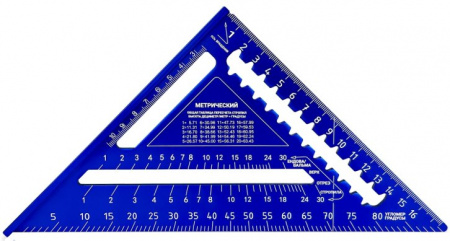 Угольник столярный (кровельный) Свенсона 200х200мм Profi, 3046-13