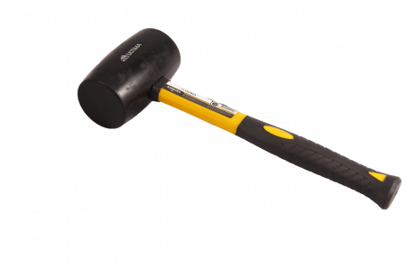 Киянка ФИБЕРГЛАССОВАЯ  черная  450гр. "ПРОФИ"  85398
