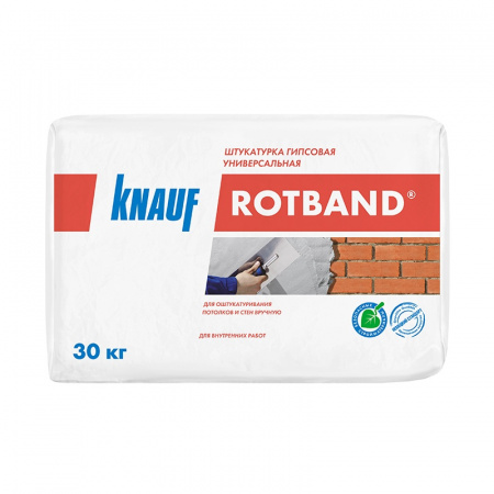 КНАУФ Гипсовая штукатурка KNAUF Ротбанд 30кг (40)