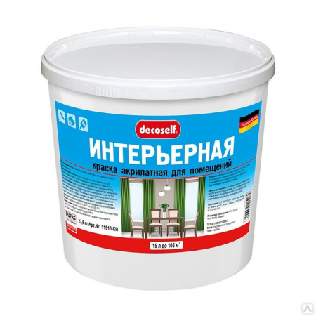 Краска ФАСАДНАЯ ПУФАС Decoself 40кг 