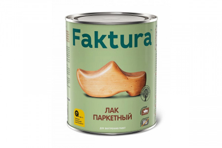 FAKTURA лак ПАРКЕТНЫЙ уретан-алкидный ГЛЯНЦЕВЫЙ 0,7л