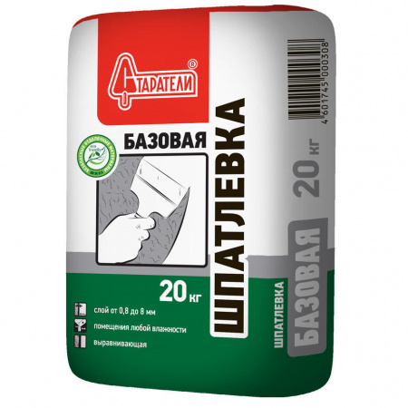 Шпатлевка базовая цементная СТАРАТЕЛИ 20кг (77)