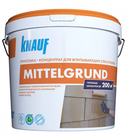 КНАУФ Грунтовка KNAUF MITTELGRUND (концентрат) 10л (33)