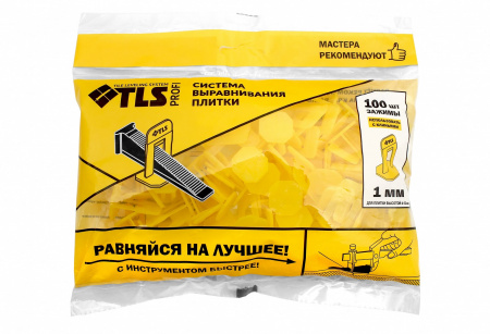 TLS PROFI Зажим 1мм  для СВП (упак-100шт.)