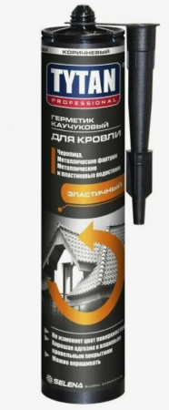 Герметик Титан, каучуковый, коричневый, 310мл