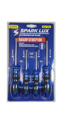 Отвертка набор 4шт, SPARK LUX SL-174