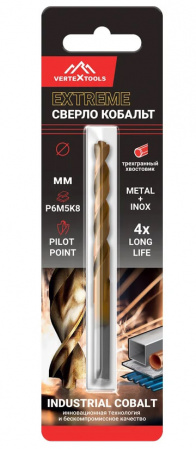 Сверло по металлу 9,0мм VERTEXTOOLS Кобальт