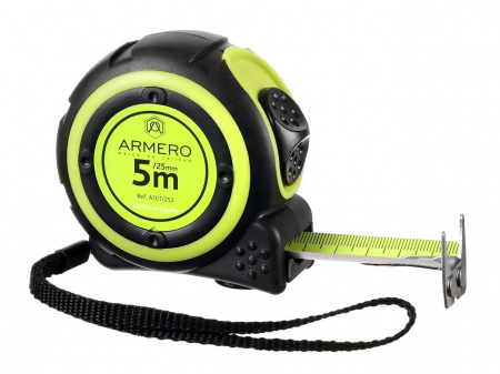 Рулетка 5м*25мм  Armero автоблок АI00-052 / A100/052