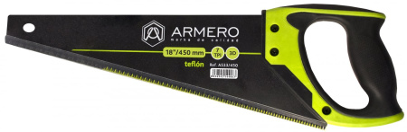 ARMERO Ножовка по дереву 450мм 7 TPI A531-450