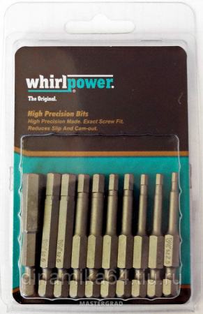 Набор Бит WhirlPower 10шт. HX- 50мм (96М-HX5001)